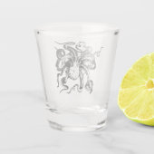 Hawaiian Print Shot Glas (Achterkant)