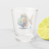 Hawaiian Print Shot Glas (Achterkant)