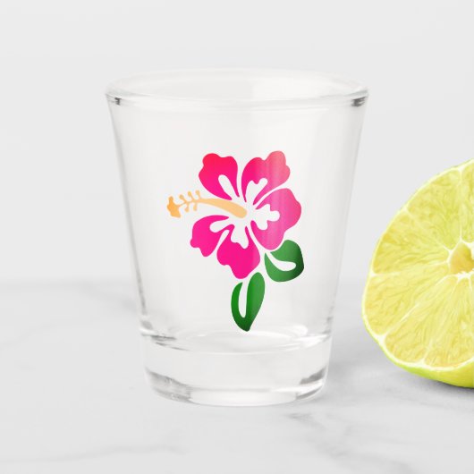 Hawaiian Print Shot Glas (Voorkant)