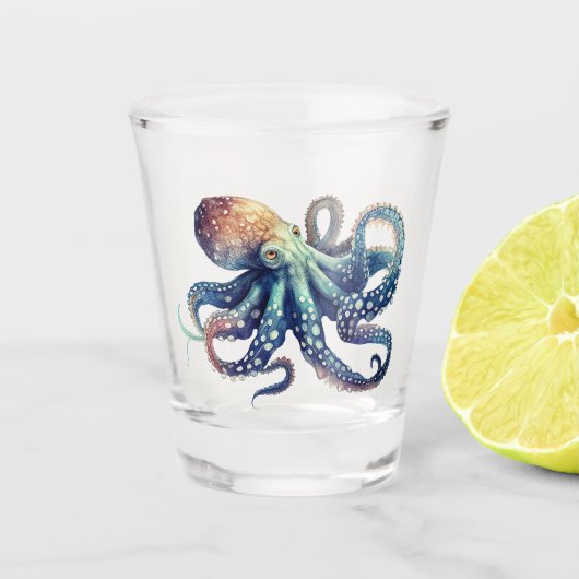 Hawaiian Print Shot Glas (Voorkant)