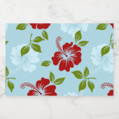 Hawaiian Print Sparkling Wijnetiket (Enkel label)