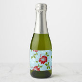 Hawaiian Print Sparkling Wijnetiket (Voorkant)