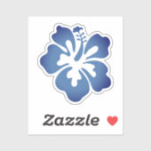 Hawaiian Print Sticker (Vel)