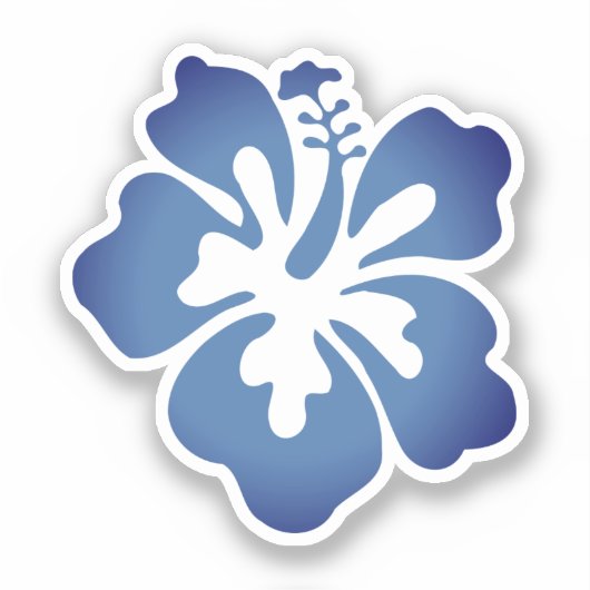 Hawaiian Print Sticker (Voorkant)