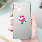 Hawaiian Print Sticker (Telefoon)