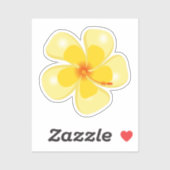 Hawaiian Print Sticker (Vel)