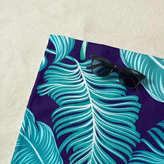 Hawaiian Print Strandlaken (In situ)