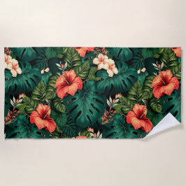 Hawaiian Print Strandlaken