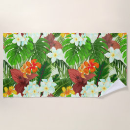 Hawaiian Print Strandlaken