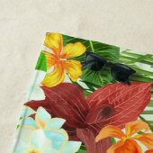 Hawaiian Print Strandlaken (In situ)