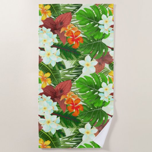 Hawaiian Print Strandlaken (Voorkant)