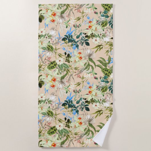 Hawaiian Print Strandlaken (Voorkant)