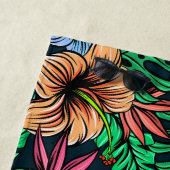 Hawaiian Print Strandlaken (In situ)