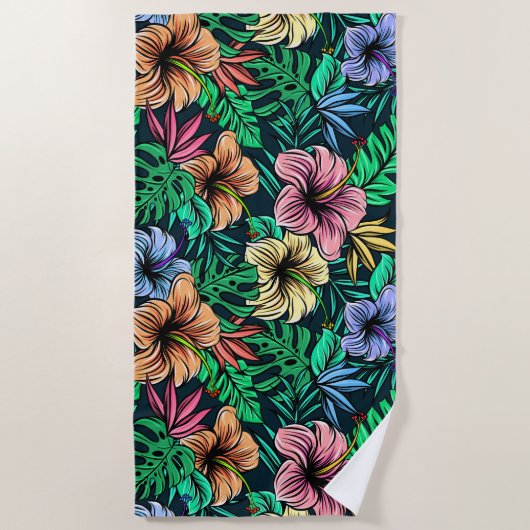 Hawaiian Print Strandlaken (Voorkant)