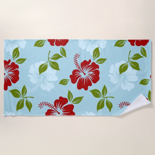 Hawaiian Print Strandlaken (Voorkant)