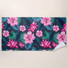 Hawaiian Print Strandlaken