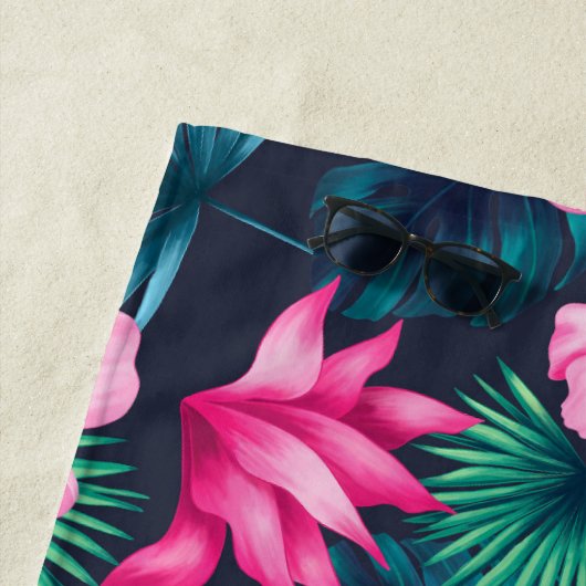 Hawaiian Print Strandlaken (In situ)