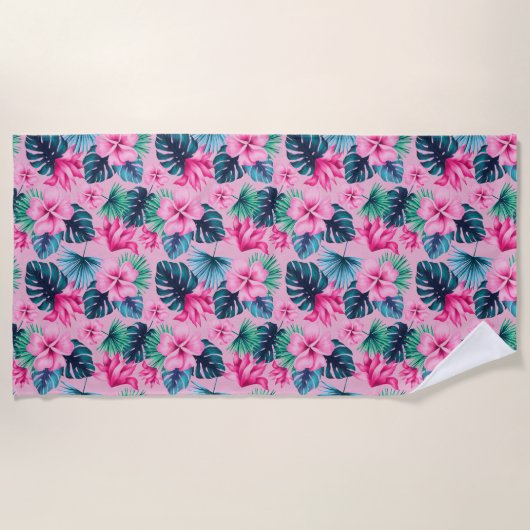 Hawaiian Print Strandlaken (Voorkant)