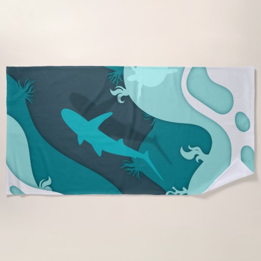 Hawaiian Print Strandlaken (Voorkant)