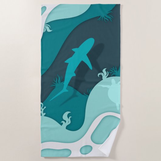 Hawaiian Print Strandlaken (Voorkant)