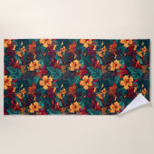 Hawaiian Print Strandlaken (Voorkant)