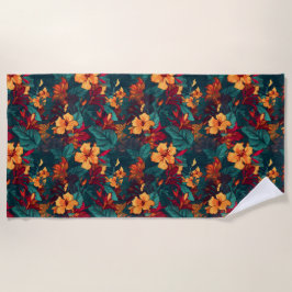 Hawaiian Print Strandlaken