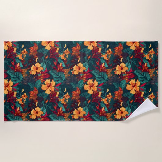 Hawaiian Print Strandlaken (Voorkant)