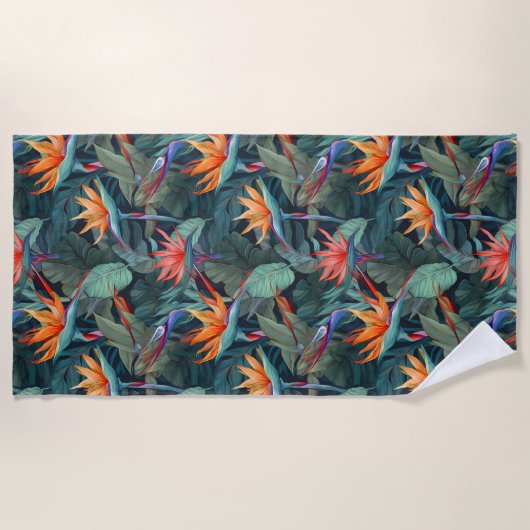 Hawaiian Print Strandlaken (Voorkant)