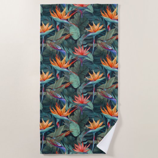 Hawaiian Print Strandlaken (Voorkant)