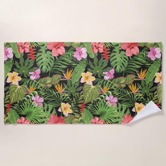 Hawaiian Print Strandlaken (Voorkant)