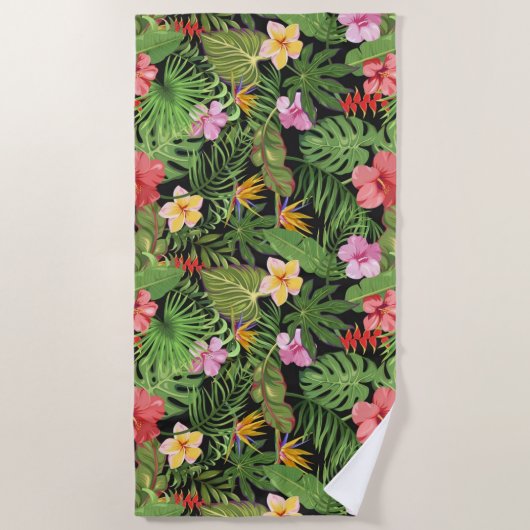 Hawaiian Print Strandlaken (Voorkant)