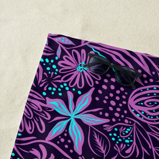 Hawaiian Print Strandlaken (In situ)