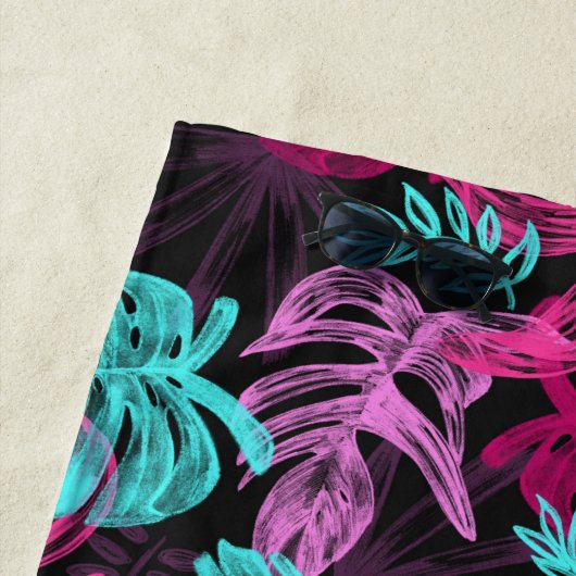 Hawaiian Print Strandlaken (In situ)