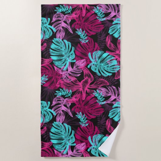 Hawaiian Print Strandlaken (Voorkant)