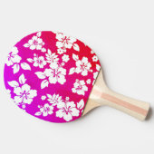 Hawaiian Print Tafeltennisbatje (Zijkant)