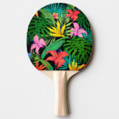 Hawaiian Print Tafeltennisbatje (Achterkant)