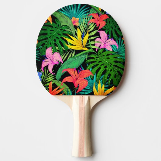 Hawaiian Print Tafeltennisbatje (Voorkant)