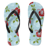 Hawaiian Print Teenslippers (Voetbed)