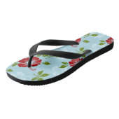Hawaiian Print Teenslippers (Schuin)