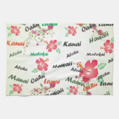 Hawaiian Print Theedoek (Horizontaal)