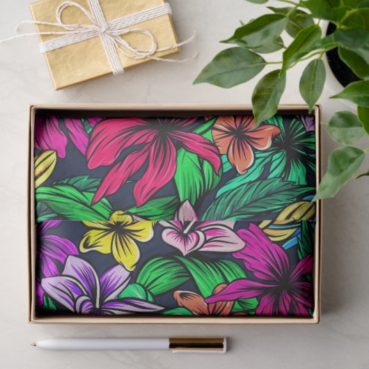 Hawaiian Print Tissuepapier (Geschenk)