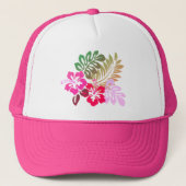 Hawaiian Print Trucker Pet (Voorkant)