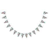 Hawaiian Print Vlaggetjes (Alle)