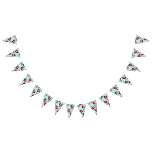 Hawaiian Print Vlaggetjes (Alle)