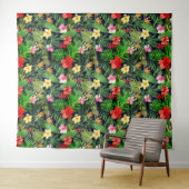 Hawaiian Print Wandkleed (In Situ (horizontaal))