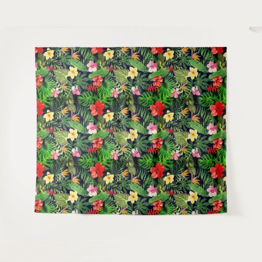 Hawaiian Print Wandkleed (Voorkant (horizontaal))