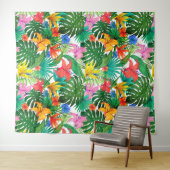 Hawaiian Print Wandkleed (In Situ (horizontaal))