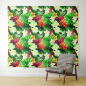 Hawaiian Print Wandkleed (In Situ (horizontaal))