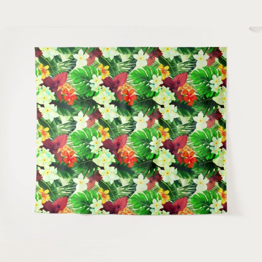 Hawaiian Print Wandkleed (Voorkant (horizontaal))