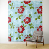 Hawaiian Print Wandkleed (In situ)